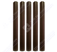 Штакетник металлический односторонний КВ 105 мм (Полукруглый)