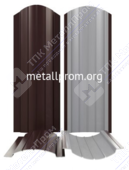 Штакетник металлический полукруглый 110 мм (Полиэстер, стандартные цвета)