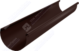 Желоб водосточный Аквасистем 150 3м RR32 темно-коричневый