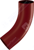 Колено трубы Аквасистем 90 RR28 темно-красный