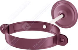 Держатель трубы Аквасистем 100 комплект для крепления трубы P363 вишня