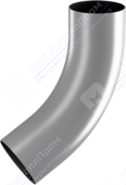 Колено трубы Аквасистем 100 RR21 светло-серый