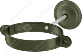 Держатель трубы Аквасистем 100 комплект для крепления трубы P362 темно-зеленый