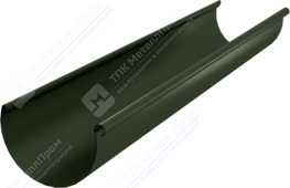 Желоб водосточный Аквасистем 150 3м RR11 темно-зеленый