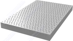 Лист рифленый 3 мм ромб спецраскрой