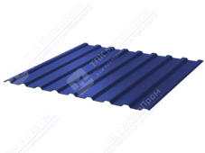 Профнастил полимер С20 0,45 1110/1150 ПЭ RAL5002 ультрамарин