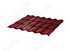 Металлочерепица МЧ2 Монтеррей 0,4 ПЭ RAL3009 красный оксид