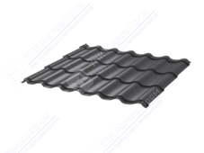 Металлочерепица МЧ2 Монтеррей 0,45 ПЭ RAL7024 серый графит