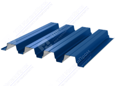 Профнастил полимер Н75 0,7 750/800 ПЭ RAL5005 сигнально-синий