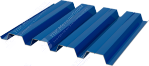 Профнастил полимер Н60 0,45 845/902 ПЭ RAL5005 сигнально-синий