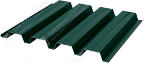 Профнастил полимер Н60 0,45 ТУ 845/902 ПЭ RAL6005 зеленый мох