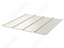 Профнастил полимер С18 0,45 1150/1190 ПЭ RAL9002 серо-белый