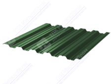 Профнастил полимер НС35 0,4 1000/1060 ПЭ RAL6005 зеленый мох