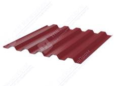 Профнастил полимер С44 0,4 1000/1047 ПЭ RAL3003 рубин