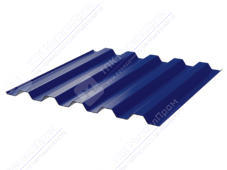 Профнастил полимер С44 0,7 1000/1047 ПЭ RAL5002 ультрамарин