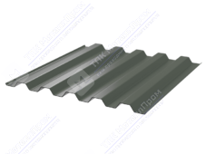 Профнастил полимер С44 0,7 1000/1047 ПЭ RAL7005 темно-серый