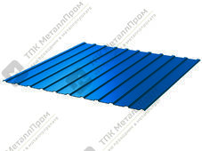 Профнастил полимер С10 0,45 1130/1155 обратная прокатка ПЭ RAL5005 сигнально-синий