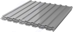 Профнастил оцинкованный СП20 0,45 1,15м 6м