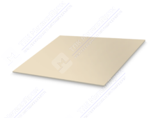 Лист с полимерным покрытием 0,7 мм ПЭ в пленке RAL1014 слоновая кость
