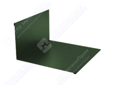 Планка примыкания нижняя 122 250 0,45 2м стандарт ПЭ RAL6005 зеленый мох К-502