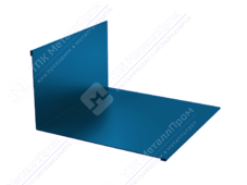 Планка примыкания нижняя 122 250 0,45 2м стандарт ПЭ RAL5005 сигнально-синий К-502