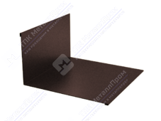 Планка примыкания верхняя 145 250 0,45 3м стандарт ПЭ RAL8017 шоколад К-501