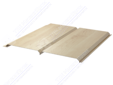 Сайдинг брус 330/355 0,45 ДПП G6W010P светлое дерево