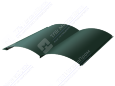 Сайдинг бревно 330/353,5 0,5 ПЭ RAL6005 зеленый мох