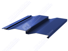 Сайдинг кораб доска 228/255 0,4 ПЭ RAL5002 ультрамарин