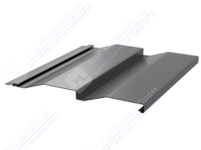 Сайдинг кораб доска 228/255 0,45 ПЭ RAL7004 сигнально-серый