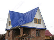 Металлочерепица Монтеррей п/э RAL 5002 (ультрамарин) 0,4 мм