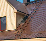 Профнастил МП-20 п/э двухсторонний RAL 8017 (шоколад) 0,45 мм