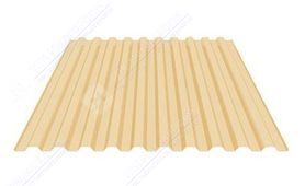 Профнастил С-21 RAL 1014 (слоновая кость) 0,5 мм