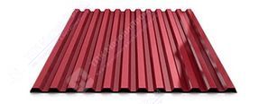 Профнастил С-21 п/э RAL 3003 (красный рубин) 0,55 мм