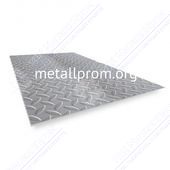 Лист рифленый 4мм x1,5x6м чечевица ст3пс/сп