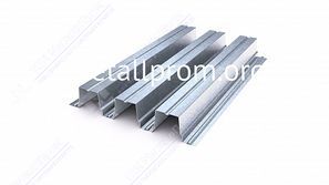 Профнастил цинк Н-114x600 1 мм