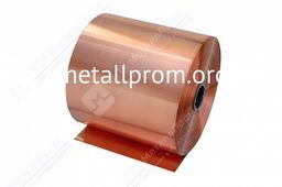 Медная лента М1 1,25х25 мяг