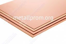 Медный лист М1 6х600х1500 тв