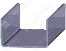 Гнутый П-образный профиль (швеллер) 140х60х3 мм