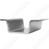 Профиль корытный 60х43х22х2 мм