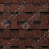 Гибкая черепица Shinglas Фазенда (Красный)