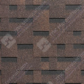 Гибкая черепица Docke Pie Standard Тетрис (Коричневый)