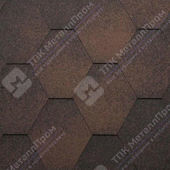 Гибкая черепица Katepal Jazzy Однослойная (Коричневый)