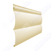 Сайдинг виниловый Docke Premium Блок Хаус D4 7T (Банан)