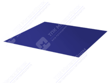 Лист с полимерным покрытием 0,4 мм ПЭ в пленке RAL5002 ультрамарин