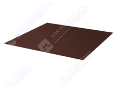 Лист с полимерным покрытием 0,4 мм ПЭ в пленке RAL8017 шоколад