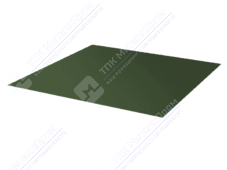 Лист с полимерным покрытием 0,4 мм ПЭ RAL6020 хромово-зеленый