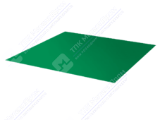 Лист с полимерным покрытием 0,45 мм ТУ ПЭ в пленке RAL6029 зеленая мята
