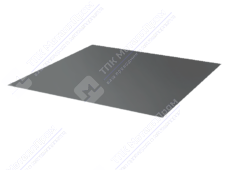 Лист с полимерным покрытием 0,5 мм ПЭ RAL7024 серый графит