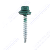 Саморез 5,5 19 KPcZP с прокладкой RAL6021 бледно-зеленый